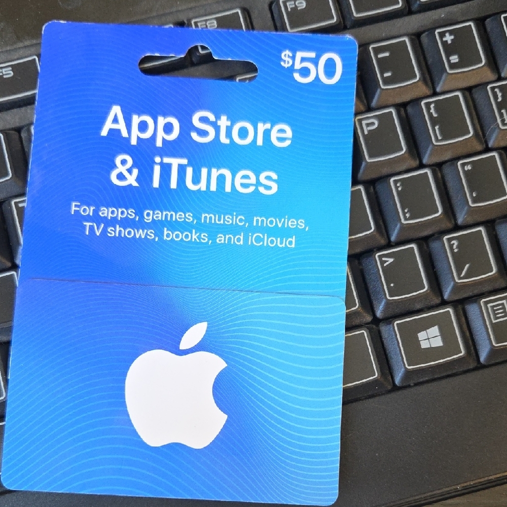 $50 Apple App Store & iTunes Gift Card For $30